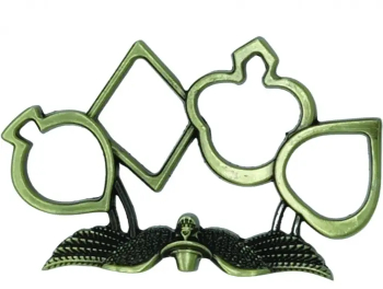 Pumnal tip box inger al mortii verde 1 cm poker 