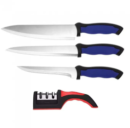 Set 3 Cutite Otel inoxidabil Profesional 33 cm 32 cm 28 cm Dispozitiv Ascutit Cutite 