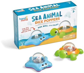 Butoane cu zaruri - Animalute marine 