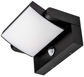 Corp iluminat led 17w cu sensor ip65 - negru 