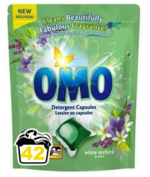 Detergent capsule Omo Orhidee Menta 42 capsule 