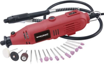 Minipolizor cu accesorii 135W Worcraft 