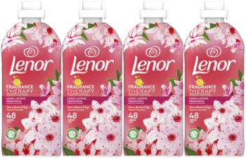 Set 4 x Lenor Balsam Rufe 1.2L Fragrance Therapy Cherry Blossom&Sage Long Lasting Freshness ingrijire delicata a tesaturilor 