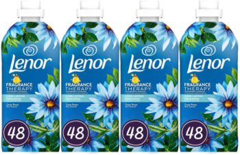 Set 4 x Lenor Balsam Rufe 1.2L Fragrance Therapy Ocean Breeze Long Lasting Freshness ingrijire delicata a tesaturilor protectie 