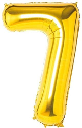 Balon aniversare folie Ropet Auriu cifra 7 80 cm 