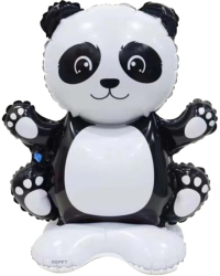 Balon folie cu suport figurina Panda 60 cm Ropet