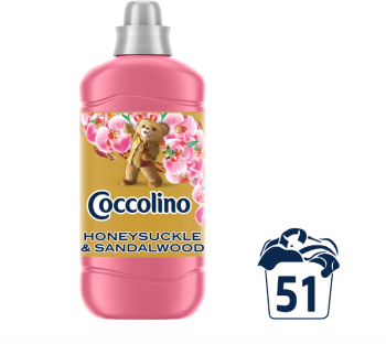 Balsam de rufe Coccolino Honeysuckle 1275ml 51 spalari 