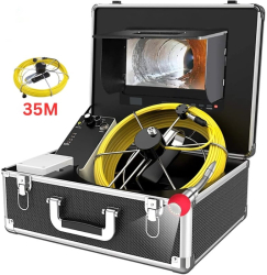 Camera Inspectie tevi canalizare 35m iUni ICT12 Monitor 10 inch 