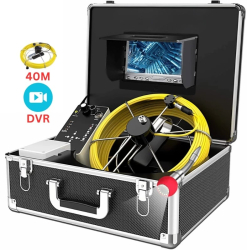 Camera Inspectie tevi canalizare 40m iUni ICT2 Monitor 7 inch Inregistrare video 