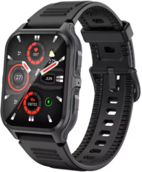COLMI P73 Smartwatch Outdoor pentru Barbati Ecran 1.9 inch Bluetooth Call IP68 Monitorizare Fitness Black 