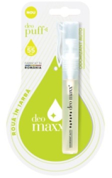 Odorizant auto spray DeoMaxx Puff&Go Roua in Iarba 7ml 
