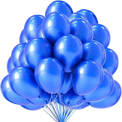 Set 25 baloane latex Albastru 30cm Ropet 