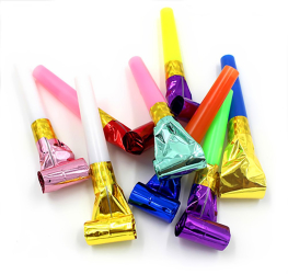 Set 15 fluiere colorate pentru petrecere Ropet 