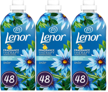 Set 3 x Lenor Balsam Rufe 1.2L Fragrance Therapy Ocean Breeze Long Lasting Freshness ingrijire delicata a tesaturilor protectie impotriva 