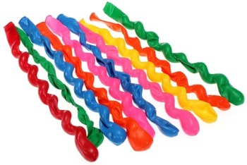 Set 40 baloane latex Spirala Colorate 100cm Ropet 