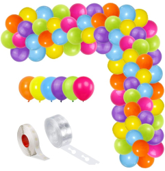 Set aranjament baloane pentru arcada 150 buc multicolor 
