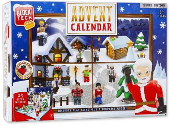 Calendar de Advent Block Tech 23 figurine de jucarie +1 model surpriza multicolor RMS R01-1049 