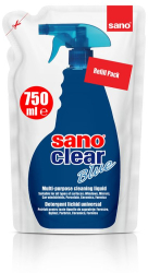 Detergent geam Sano Clear Blue Rezerva 750 ml 