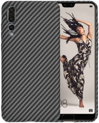 Husa pentru Huawei P20 Pro - Techsuit Carbonite FiberShell - Black 