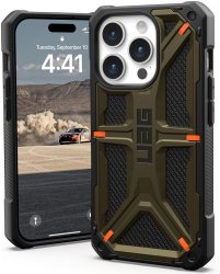 Husa pentru iPhone 15 Pro - UAG Monarch - Kevlar Element Green 
