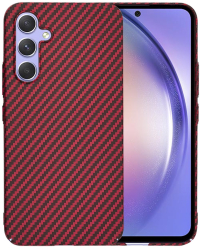 Husa pentru Samsung Galaxy A54 - Techsuit Carbonite FiberShell - Red 