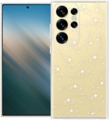 Husa pentru Samsung Galaxy S25 Ultra - Techsuit SparkleSkin Series - Clear 