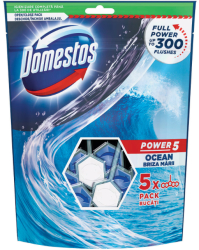 Odorizant toaleta Domestos Power 5 Maxi Pack Ocean 5 x 55 g