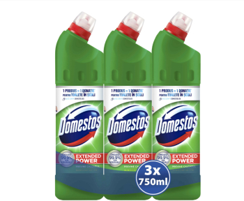 Pachet curatenie dezinfectant Domestos Pine 3 x 750ml