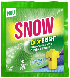 Pudra pentru indepartarea petelor Snow Color Bright 120g 