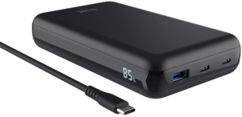 Acumulator extern Trust LARO 100W incarcare rapida PD 100W 2XUSB-C 1XUSB-A Negru 