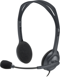 Casti cu microfon Logitech H111 Black 981-000593