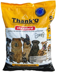 Hrana uscata pentru caini Thank Q cu aroma de pui 10 kg 