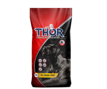 Hrana uscata Thor pentru caini adulti cu aroma de pui 10 kg 