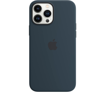 Husa din silicon Apple iPhone 13 Pro Max cu MagSafe Abyss Blue - RESIGILAT 