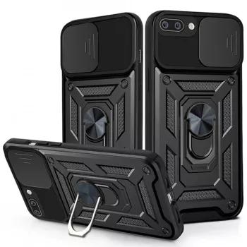 Husa pentru iPhone 7 Plus / iPhone 8 Plus - Techsuit CamShield Series - Black 