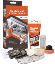 Kit polish auto profesional pentru faruri cu multile accesorii