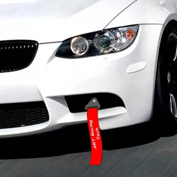 Ornament Racing de tip Curea/Sufa pentru carlig de remorcare culoare Rosu 