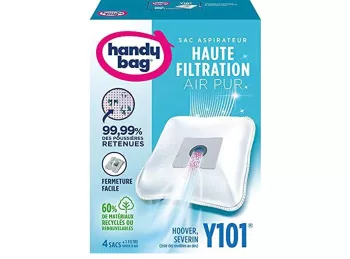 Saci aspirator Handy Bag Y101 4 bucati pentru aspiratoarele Daewoo si Samsung inchidere ermetica filtru anti-alergeni - RESIGILAT 