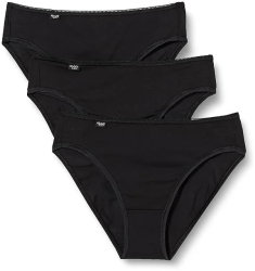 Set 3 chiloti pentru femei Sloggi 24 7 Cotton Tai C3P negru 44 - OUTLET