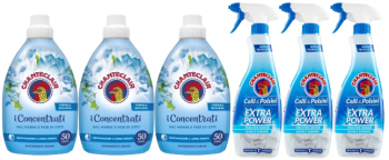Set Curatenie Chante Clair 6 x Componente 3 x Balsam Rufe 1l Sare de Mare 50 Spalari 3 x Degresant Pete Gulere si Mansete 500ml 