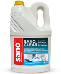 Solutie pentru curatat geamuri Sano Professional 4l uz profesional