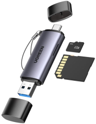 Adaptor pentru cititor de carduri USB3.0 si USB TypeC UGREEN 