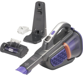 Aspirator de mana cu acumulator cu functie de strangere a parului de animale 18V 2.0 Ah Black and Decker 