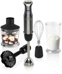Blender de mana ETA Tasso 5056 90000 600 W 6 viteze atasament special pentru piure negru 