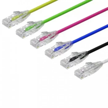 Cablu CAT 6A Slim UTP 4PR/28AWG Pure Cooper Patchcord 3 feet 90 cm 