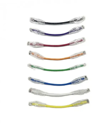 Cablu CAT 6A Slim UTP 4PR/28AWG Pure Cooper Patchcord 6 inch 15 cm 