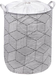 Cos de rufe cu manere dimensiune 42x55 cm 76 L Gri 