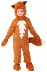 Costum de Vulpe Pentru Copii 75 cm Maro 