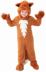 Costum de Vulpe Pentru Copii 95 cm Maro 
