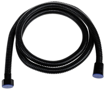 Furtun dus din otel negru lungime 1.5m 1/2 